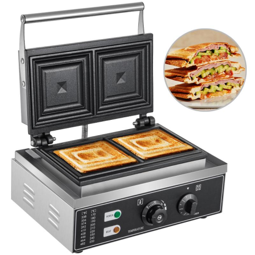 Two piece square sandwich maker